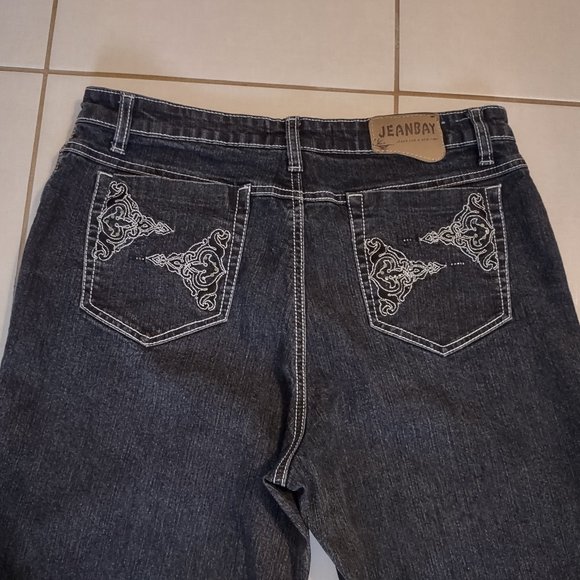 JEAN BAY Women's W32L38 Blue Jeans Pre-owned - Picture 8 of 9